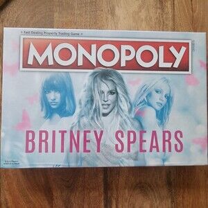 Monopoly Britney Spears Board Game USAopoly 2-6 Players Ages 8+ 2022 New Sealed